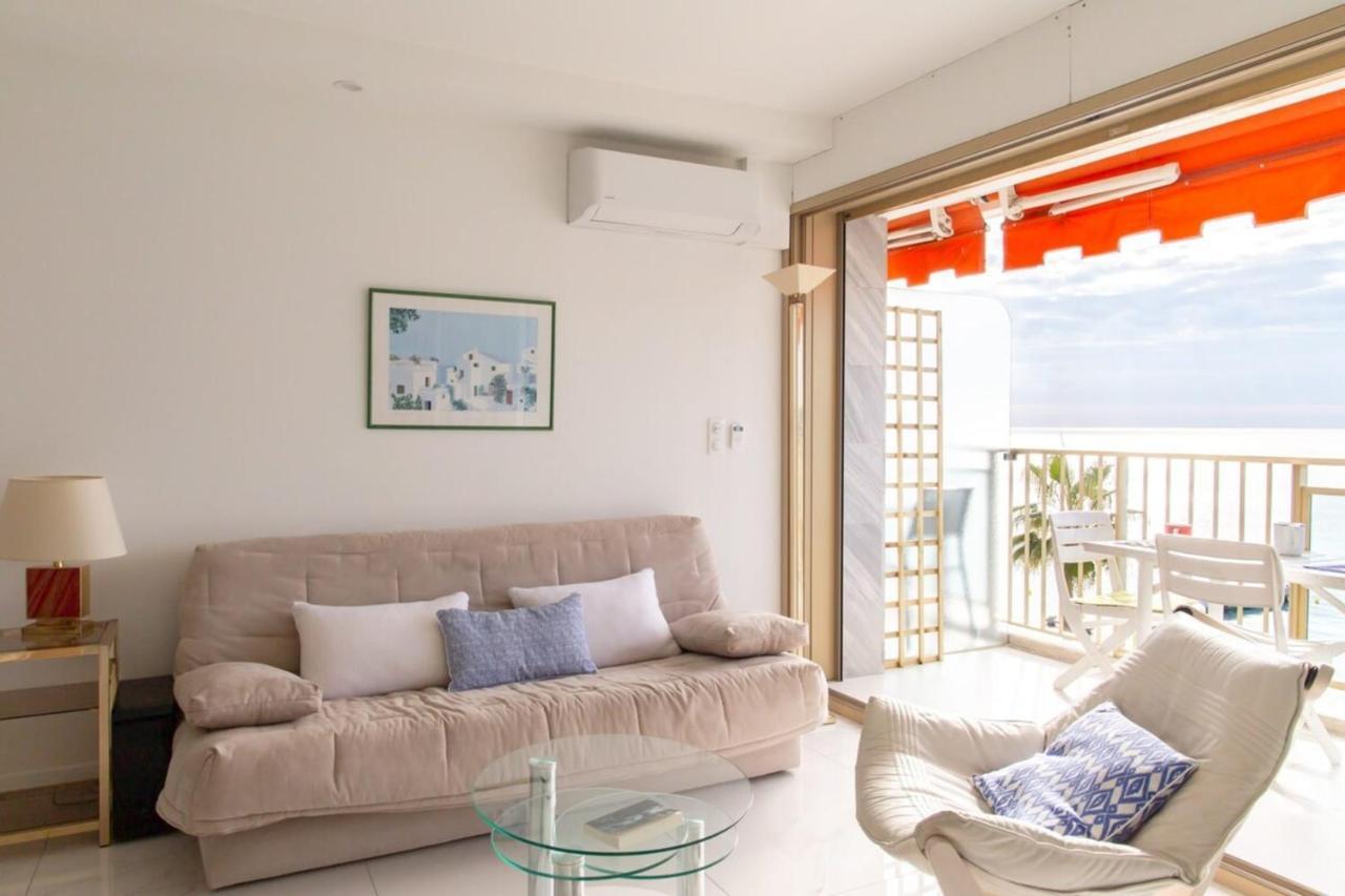 Air-Conditioned Apartment With Sea View And At The Foot Of The Beaches Antibes Exteriör bild