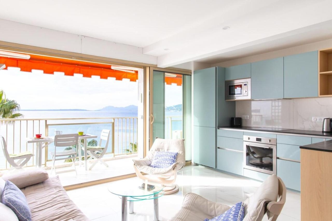 Air-Conditioned Apartment With Sea View And At The Foot Of The Beaches Antibes Exteriör bild